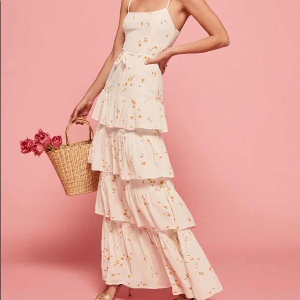 Reformation Foxglove Dress in Opium